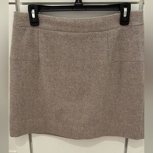 Wool Mini Skirt